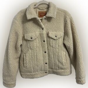 Levi's Off-White Teddy Jacket